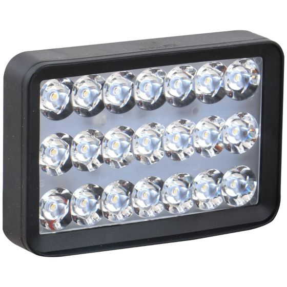 Allextreme 63W 21 LED Fog Light With Mounting Brackets Powerful Lighting Waterproof Bright Bulb Universal Fit For Car & Motorcycle (White, Pack of 1)