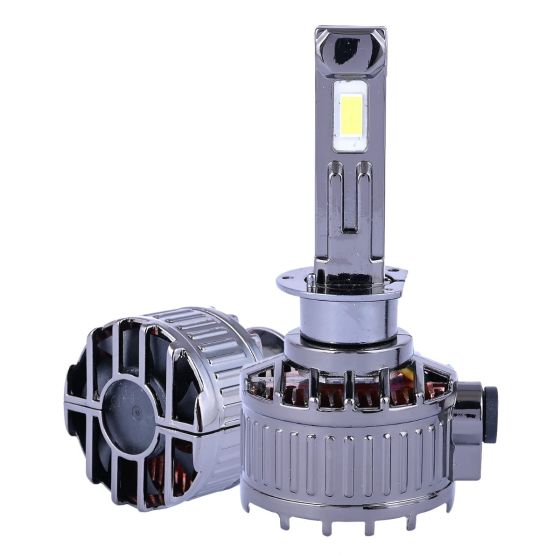Allextreme Q15-H1 LED Headlight 150 Watt H1 Car Driving Headlamp Bulb Lights 22000LM Chip Fog Light Ideal for Cars