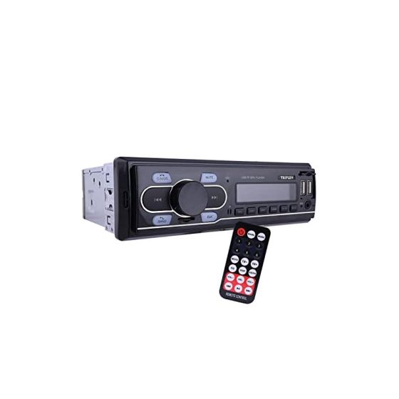 AllExtreme T-1 Car Stereo AM FM Radio Receiver/MP3 USB Aux-in Backlight Bluetooth Audio & Calling Head Unit Wireless Remote (Black)