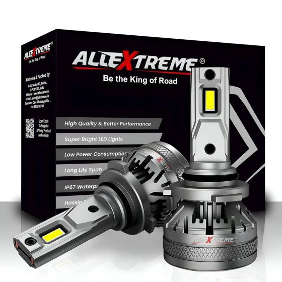 AllExtreme 120 Watt 9012 Car LED Headlight 22000LM Super Bright Beam 6500K N37 Led Chips Conversion Kit Car Bulb Driving Headlamp Fog Light for SUVs Trucks Sedans