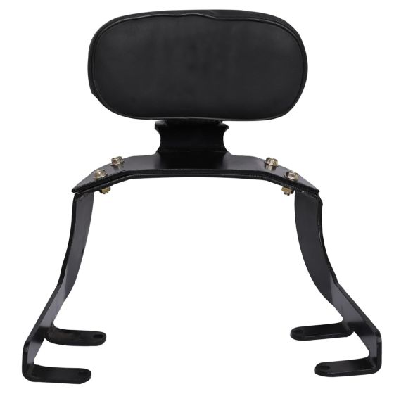 AllExtreme Euro J15 Backrest for Bike Back Comfortable Cushion Support Pillion Heavy Duty Black Bar Compatible With Jawa (Black)