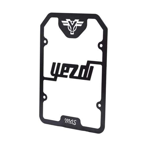 AllExtreme Euro J10 Radiator Grill Bike Radiator Grille Protector Motorcycle Accessory Shield Cover Heavy Duty Compatible With Yezdi (Black)