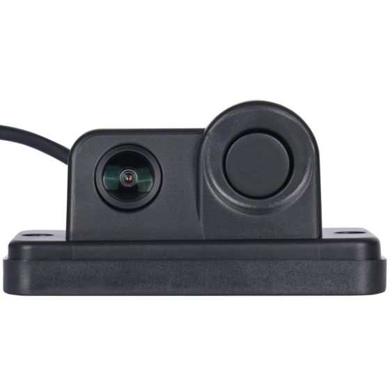 AllExtreme CW-08 170?Wide Angle Rear View Parking Sensor Kit 0.3m-2m Detection Distance IP67 Water Resistant Reverse Backup Radar System (Black)