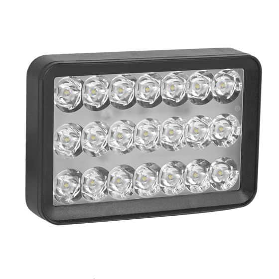 Allextreme 24W LED Fog Lamp 9-85V DC Power 6000 Lm High Brightness Bar Lights External Spotlight with Mounting Bracket Universal Fit for All Cars and Bikes (White, Pack of 1)