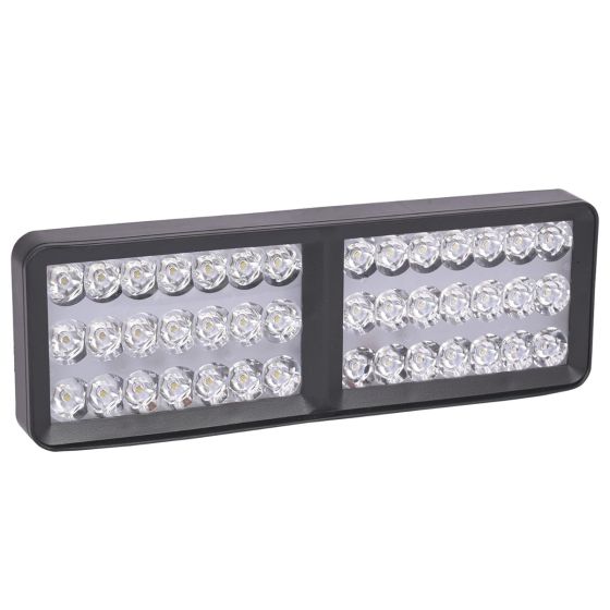 Allextreme 24W 9-85V DC Power 7000 Lm High Brightness LED Fog Lamp Bar Lights External Spotlight with Mounting Bracket Universal Fit for All Cars and Bikes (Cool White, Pack of 1)