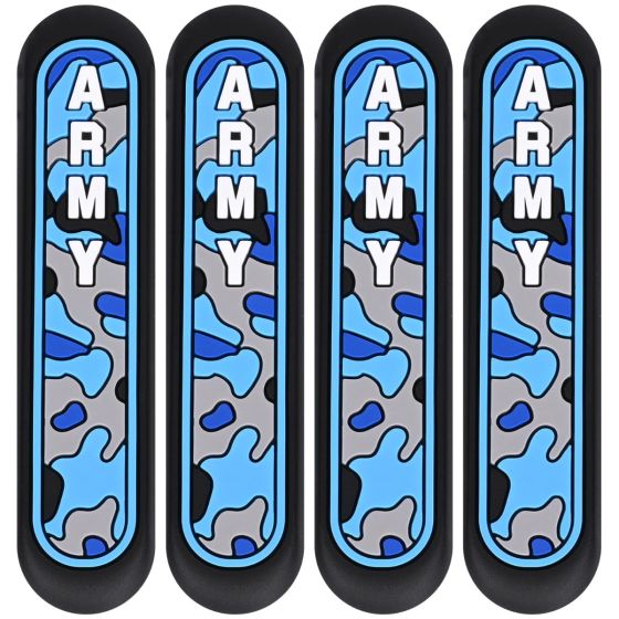 AllExtreme Universal Car Door Guard Trim Anti Scratch Bumper Door-Edge Rubber Paint Protector Sticker Compatible with All Cars & Vehicles (4Pcs, Black/Blue)