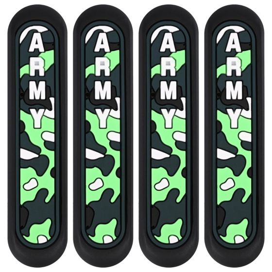 AllExtreme Universal Car Door Guard Trim Anti Scratch Bumper Door-Edge Rubber Paint Protector Sticker Compatible with All Cars & Vehicles (4Pcs, Black/Green)