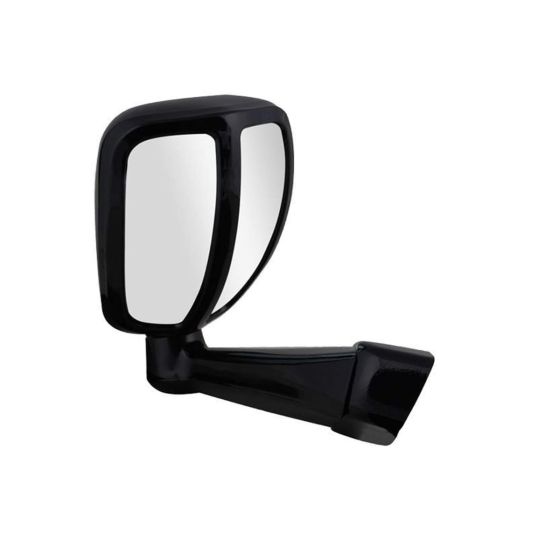 AllExtreme EXWAMB1 Car Bonnet Front Fender Rear Side Mirror Wide Angle View Compatible for Toyota Fortuner and Innova (Black)