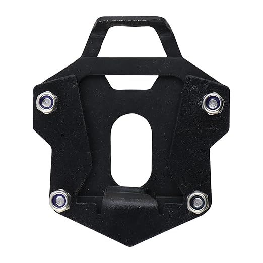 AllExtreme ALL-STD005 Bike Stand Extender Pad CNC Foot Side Kickstand Enlarger Extension Compact Support Plate Compatible with Royal Enfield Himalayan