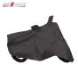 AllExtreme EXCB1B Dust and Scratch Proof Universal Bike Body Cover with Mirror Pockets (Black)