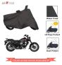 AllExtreme EXBBC047 Bike Body Cover Compatible for Bullet & Other Bikes with Sun UV Dust Wind Protection (Black, Large)