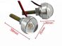 Allextreme EXELW2P Universal High Power LED Eagle Eye License Number Plate Light Turn Signal Light Parking Light for Bikes, Cars, SUVs, Trucks (9W, Red, Pack of 2)