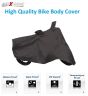 AllExtreme AEBODYC Waterproof Bike Body Cover Heavy Duty Custom Fit Compatible with Royal Enfield Bullet Classic, Electra and Standard (Black, Large)