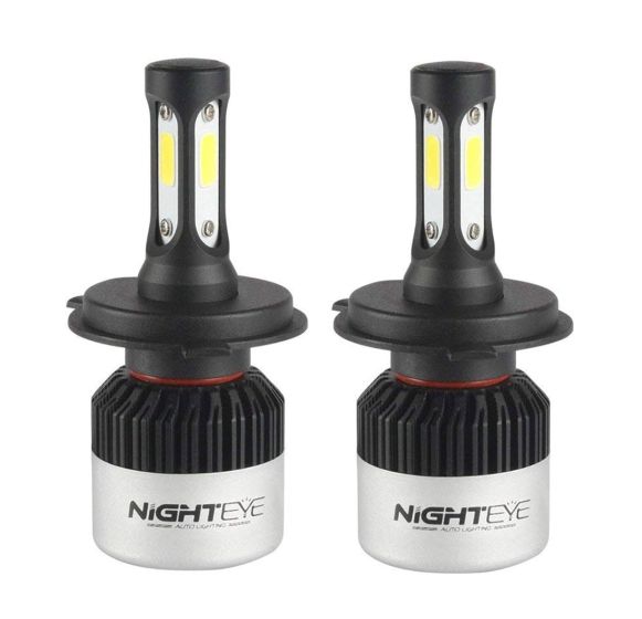 Allextreme EXH4HL2 H4 LED Headlight Bulb 2 Pcs Bright Driving Head Lamp Conversion Kit for SUVs and Cars (36W, 9000LM)